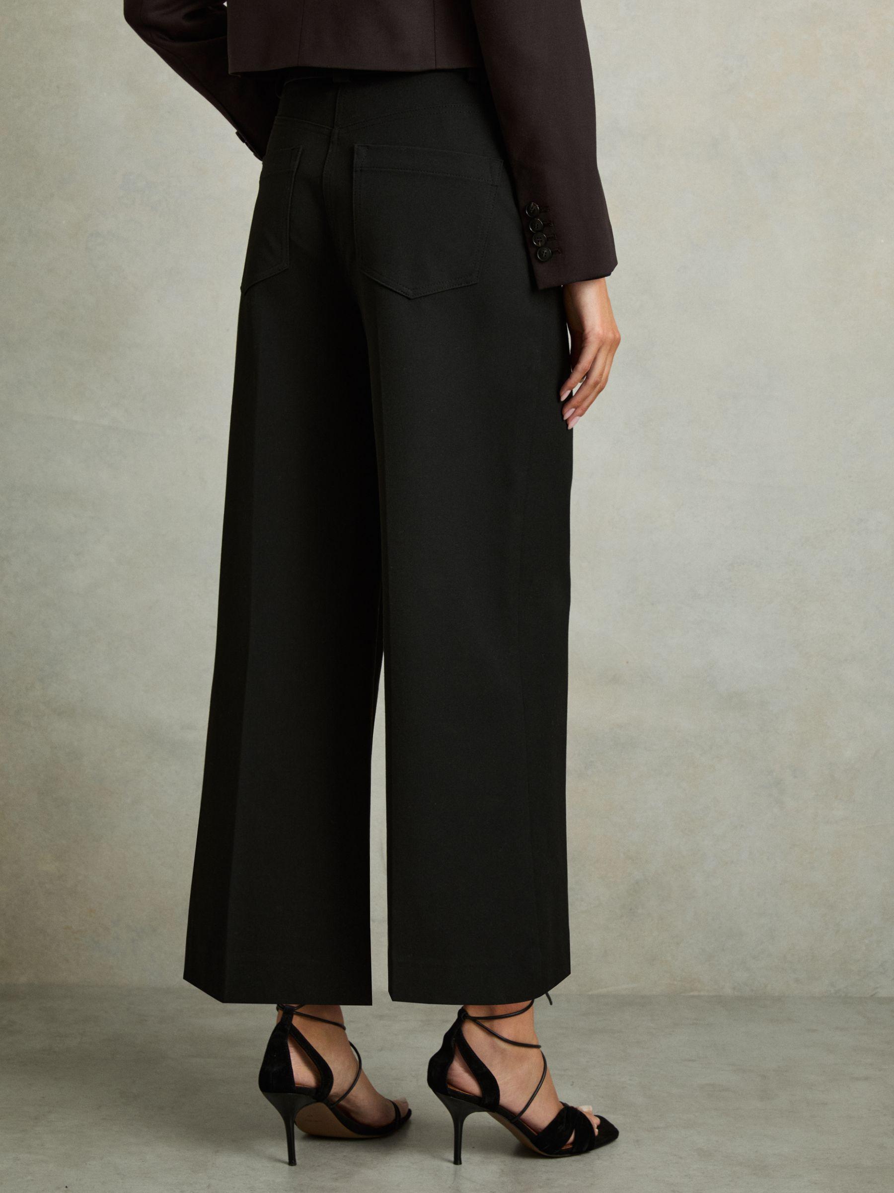 Petite Flared Front Seam Jeans in Ecru Product Image