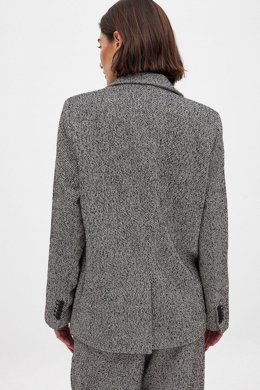 Oversized Twill Blazer Product Image