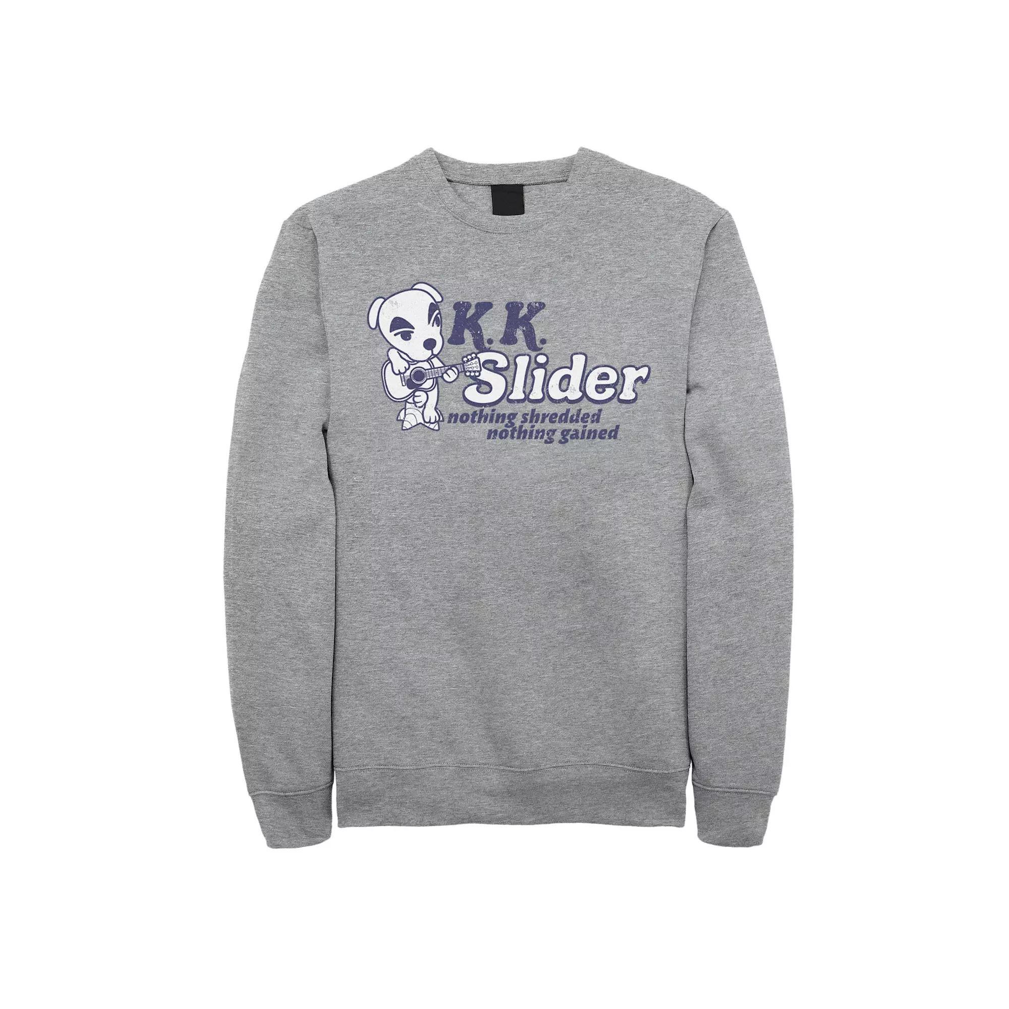 Men's Animal Crossing K.K. Slider Nothing Shredded Nothing Gained Sweatshirt,  Product Image