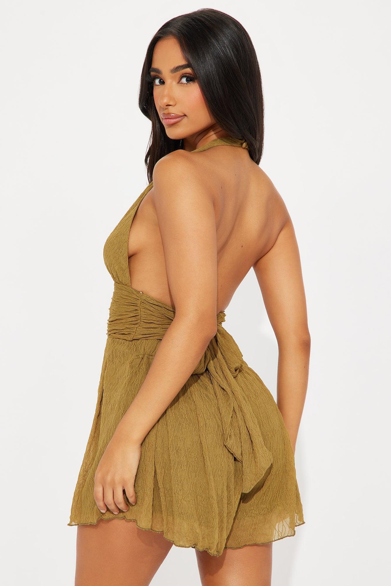 Take Me There Romper - Olive Product Image