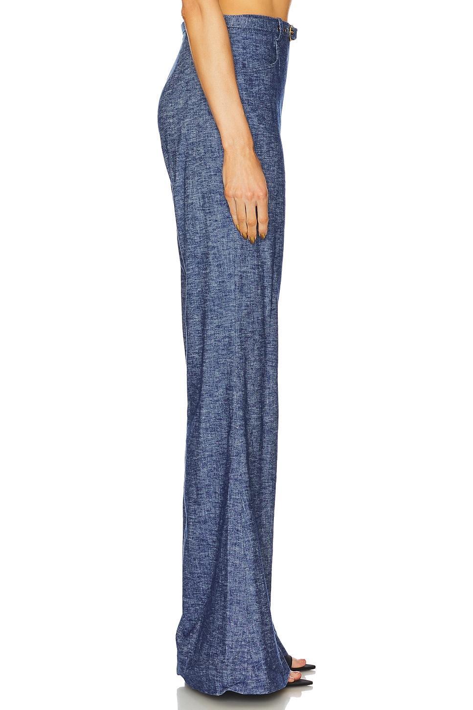 Eden Chambray Flare Pant Zimmermann Product Image