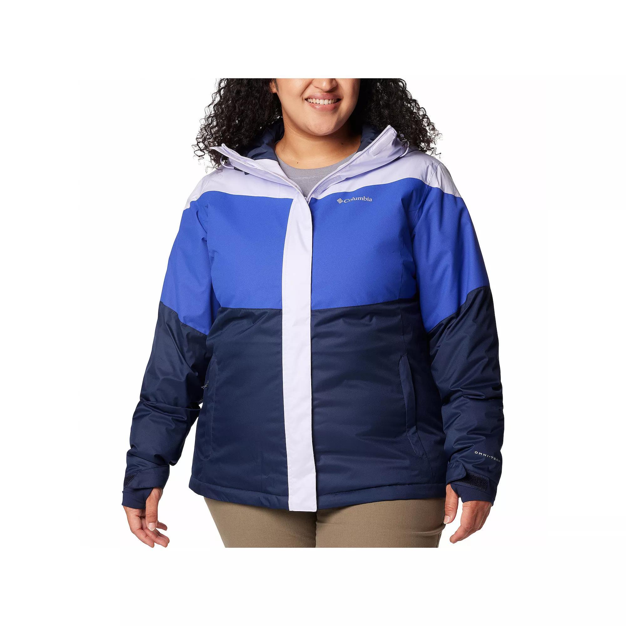 Plus Size Columbia Tipton Peak III Insulated Jacket, Women's, Size: 2XL, Snowdrift Product Image