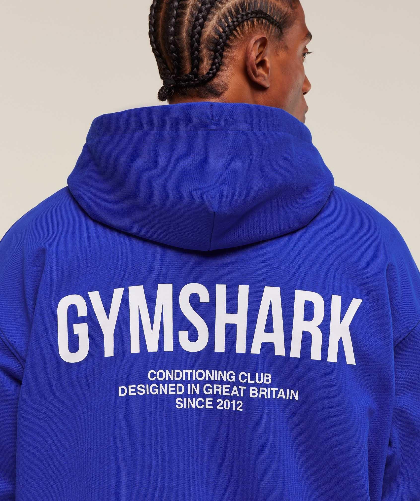 Gymshark Conditioning Club Hoodie - Athletic Blue Male Product Image