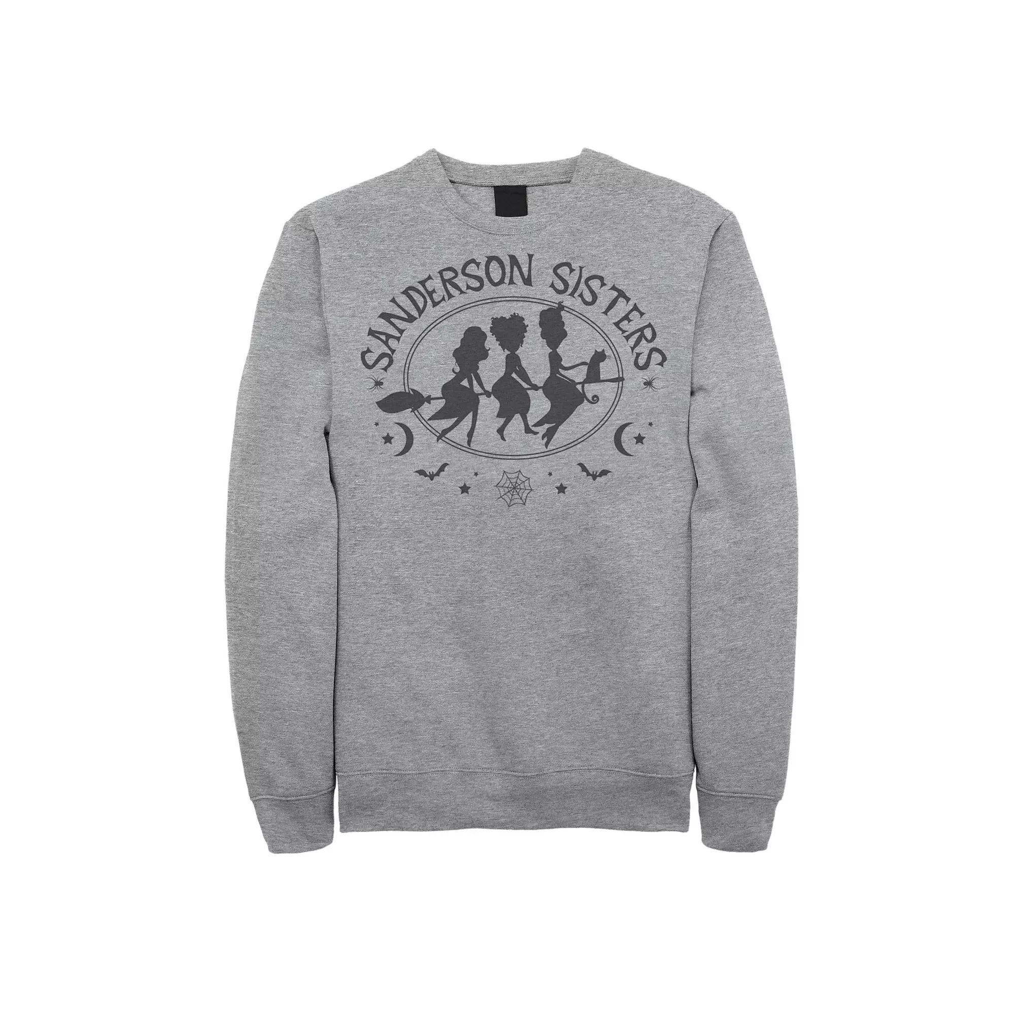 Disney's Hocus Pocus Sanderson Sisters Silhouette Logo Men's Sweatshirt,  Product Image