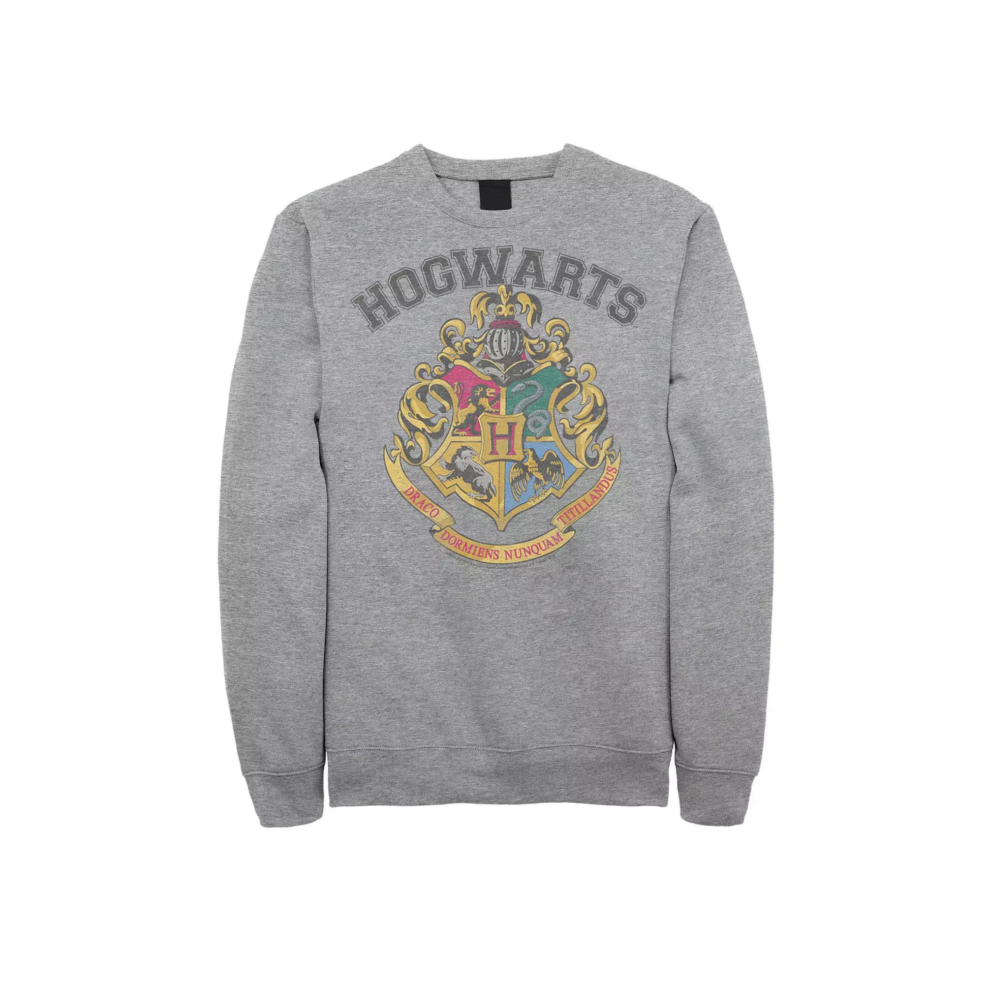 Big & Tall Harry Potter Vintage Logo Graphic Fleece Pullover, Men's, Size: 3XL, Athletic Grey Product Image