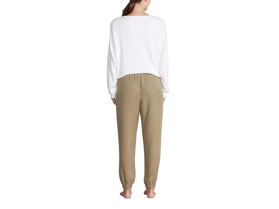 Barefoot Dreams Malibu Collection(r) Linen Blend Joggers (Military) Women's Pajama Product Image