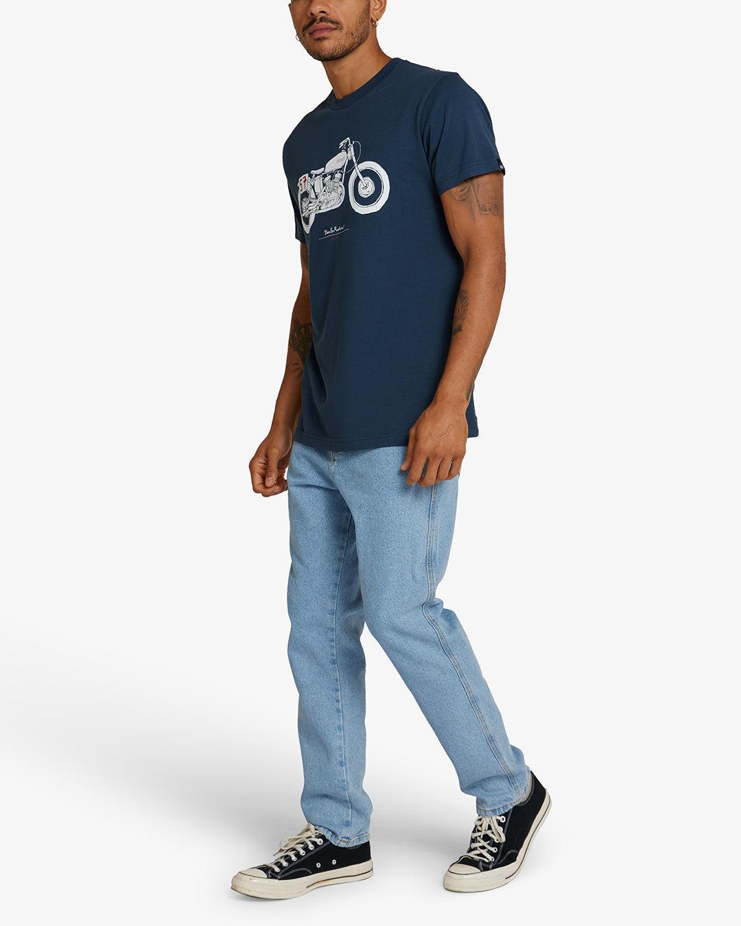 The Kr Tee - Navy Product Image