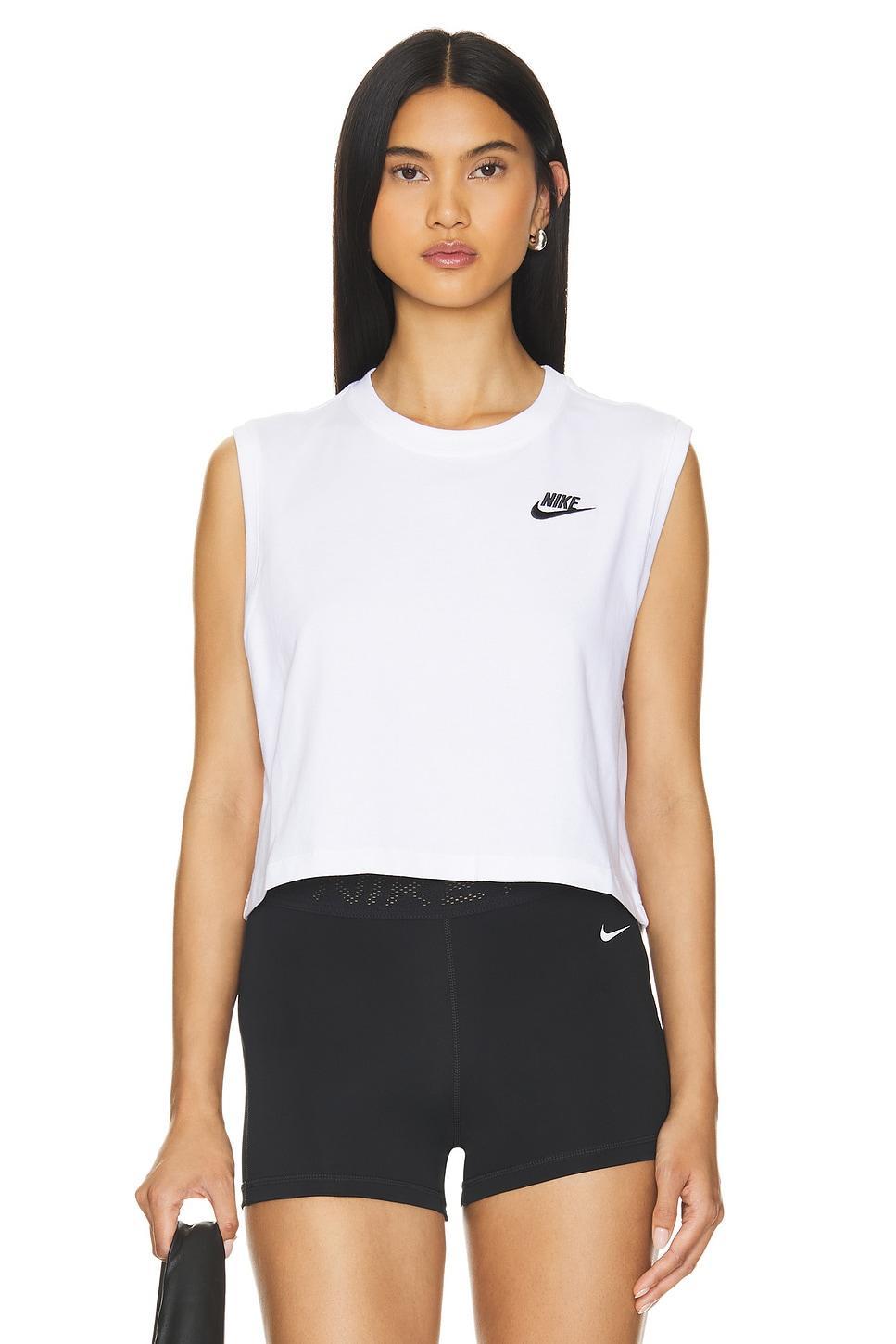 Club Cropped Sleeveless T-Shirt Product Image