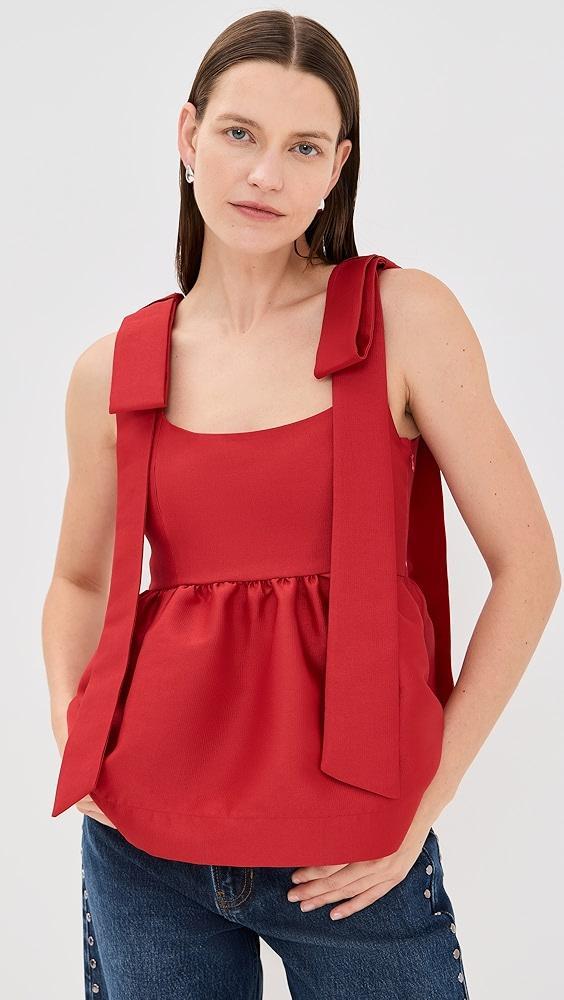 ALIGNE Alina Tie Sleeve Top | Shopbop Product Image