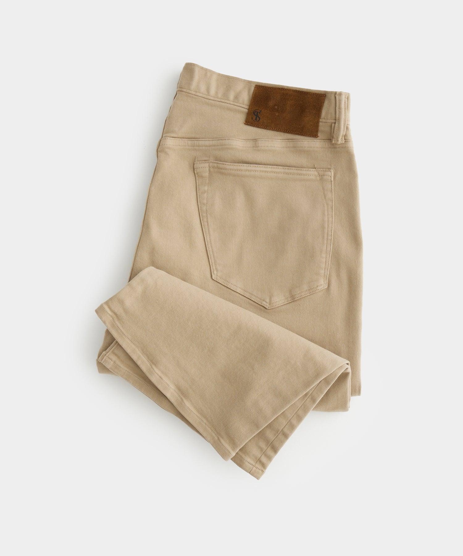 Relaxed Fit 5-Pocket Chino in Casual Khaki Product Image