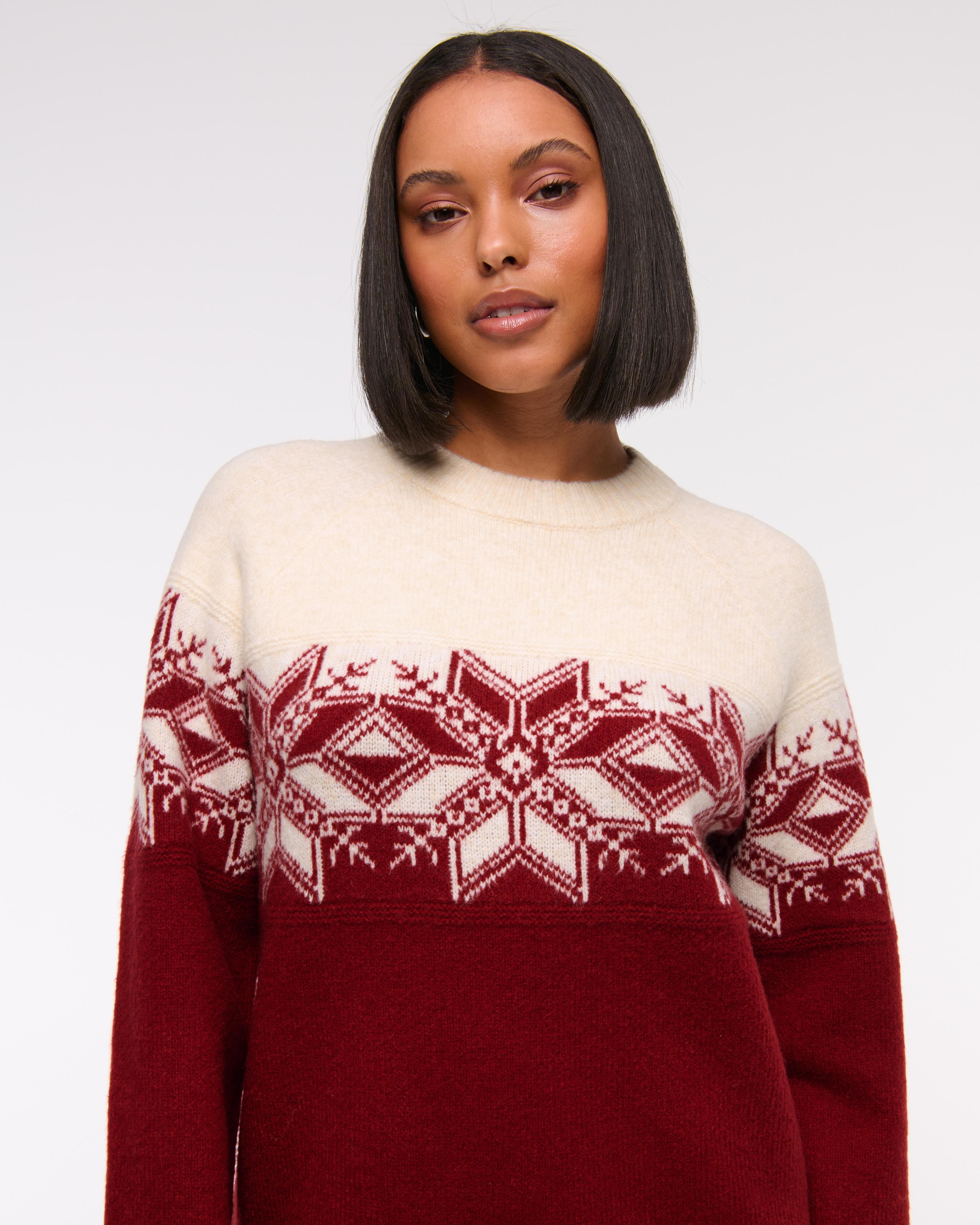 Relaxed Lounge Cable-Knit Crew Sweater Product Image