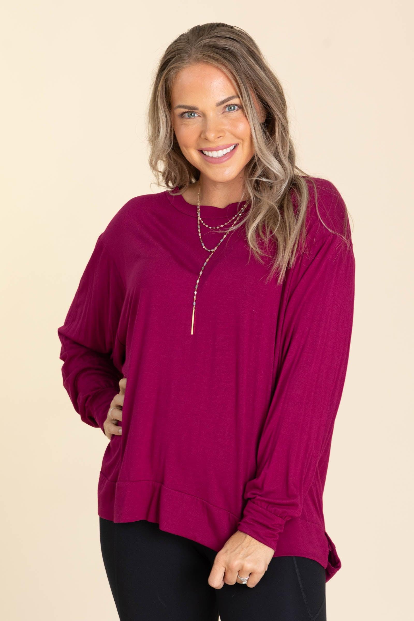 Super Soft Basic Dolman Sleeve Top Product Image
