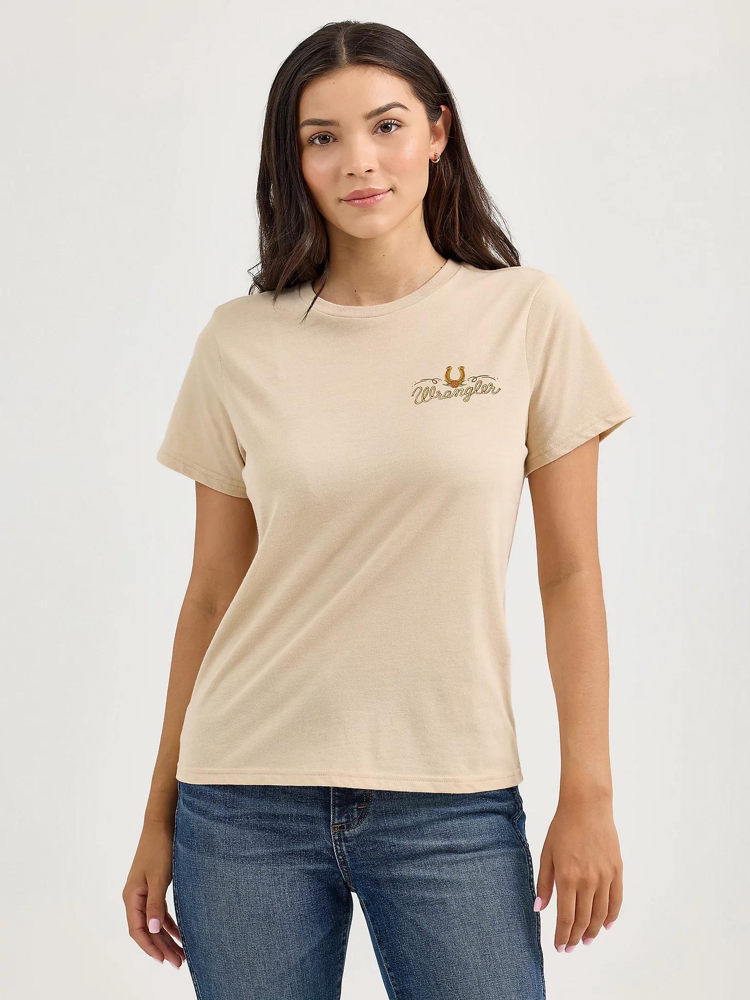 Women's Wrangler Western Back Graphic Reg Fit Tee | Women's TOPS | Wrangler® Product Image