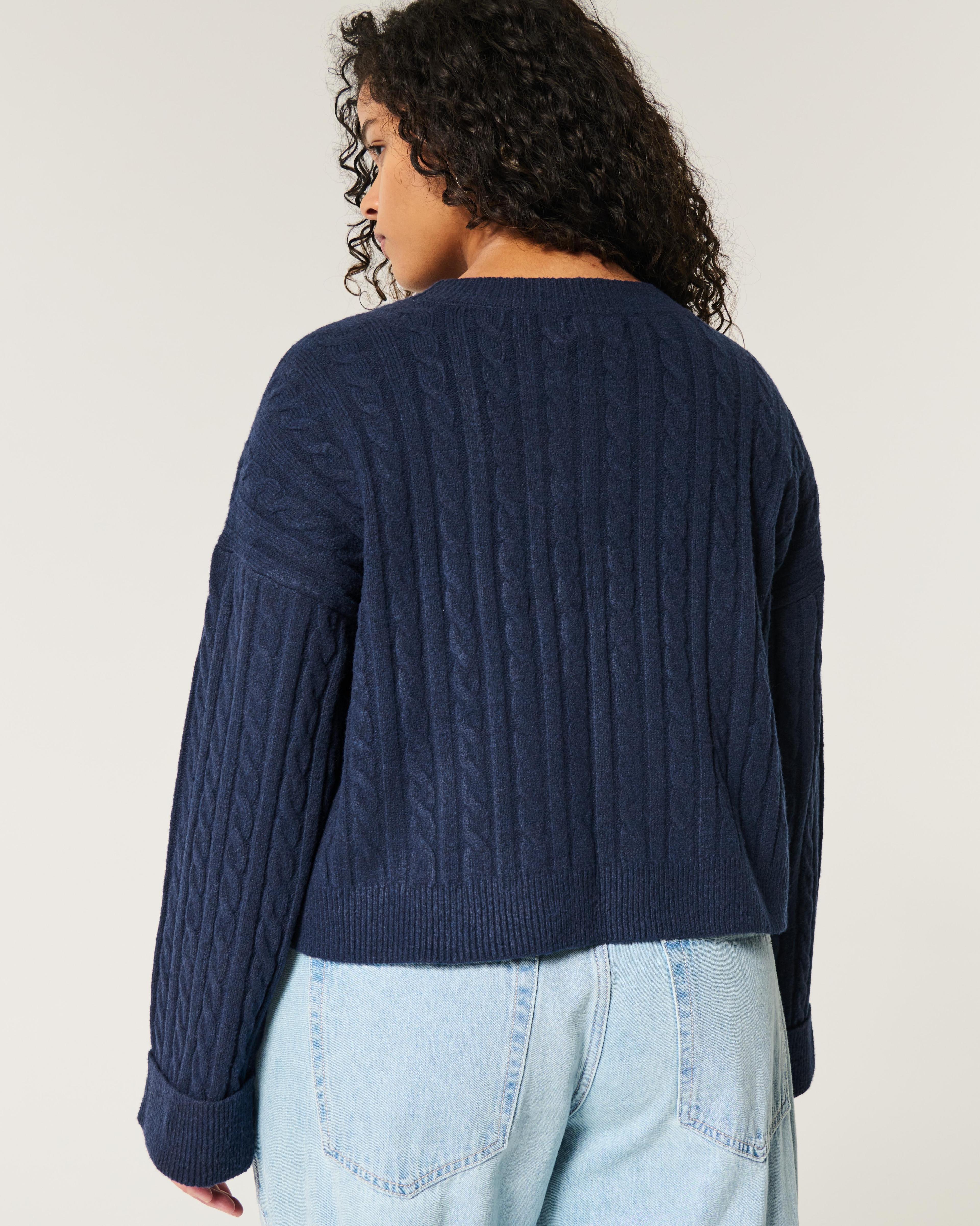 Hollister Comfy Cloud Cable-Knit Sweater Product Image