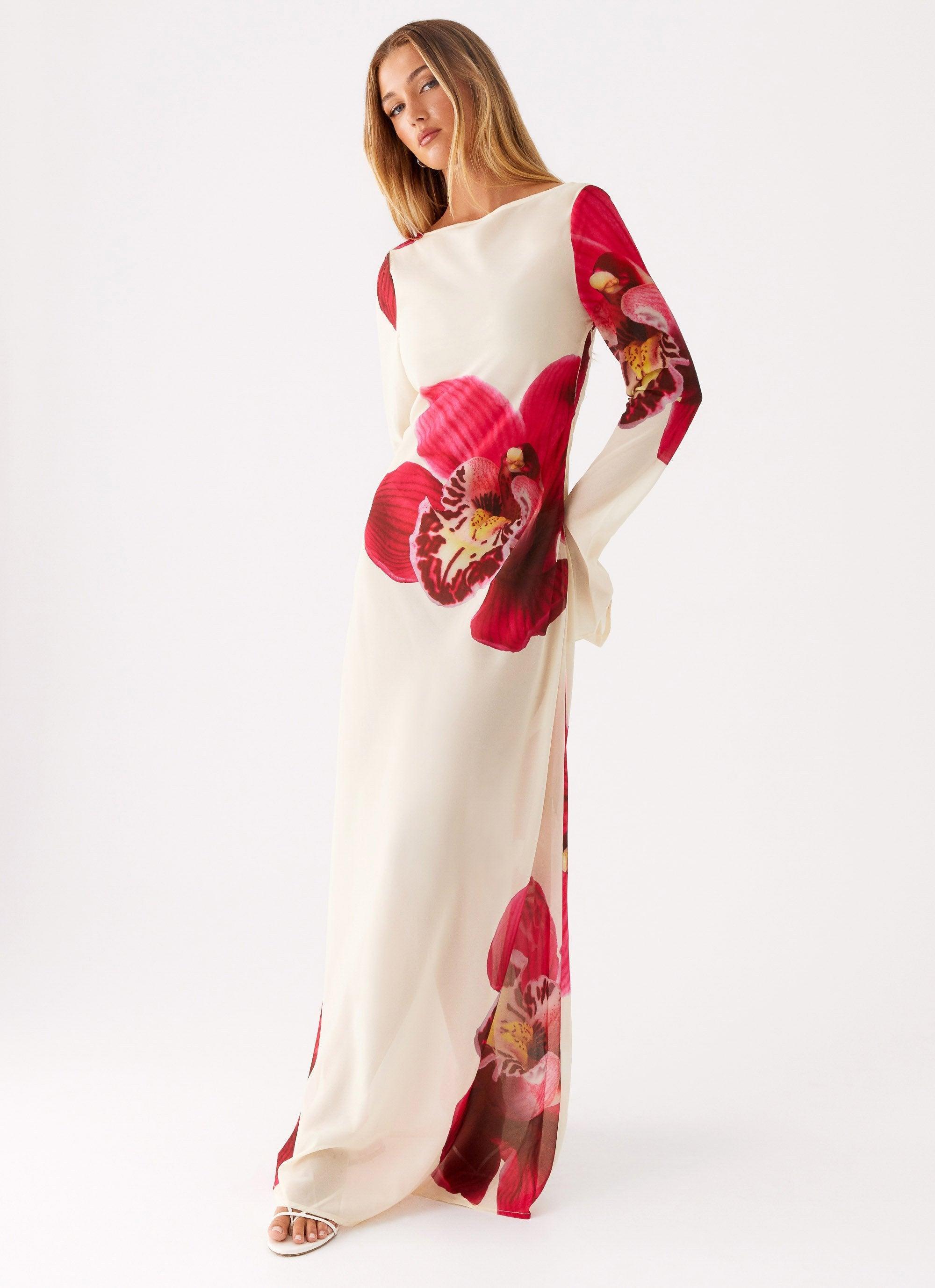 Lorde Maxi Dress - Orchid Yellow Product Image