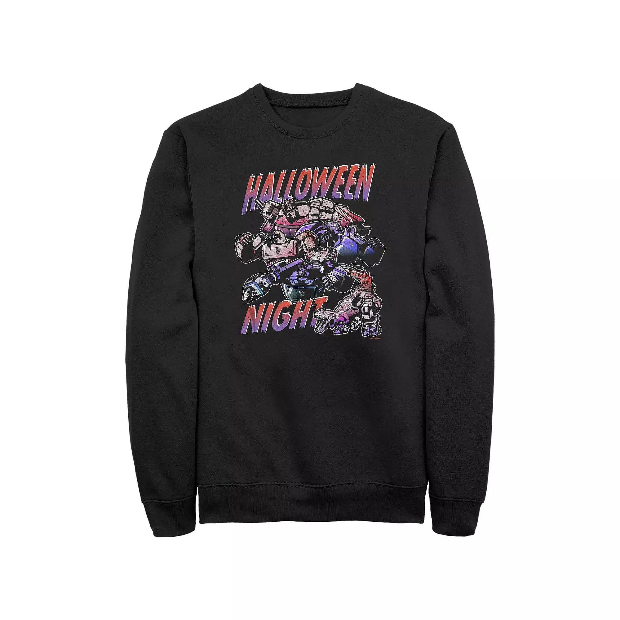 Men's Transformers Evergreen Halloween Night Graphic Fleece,  Product Image