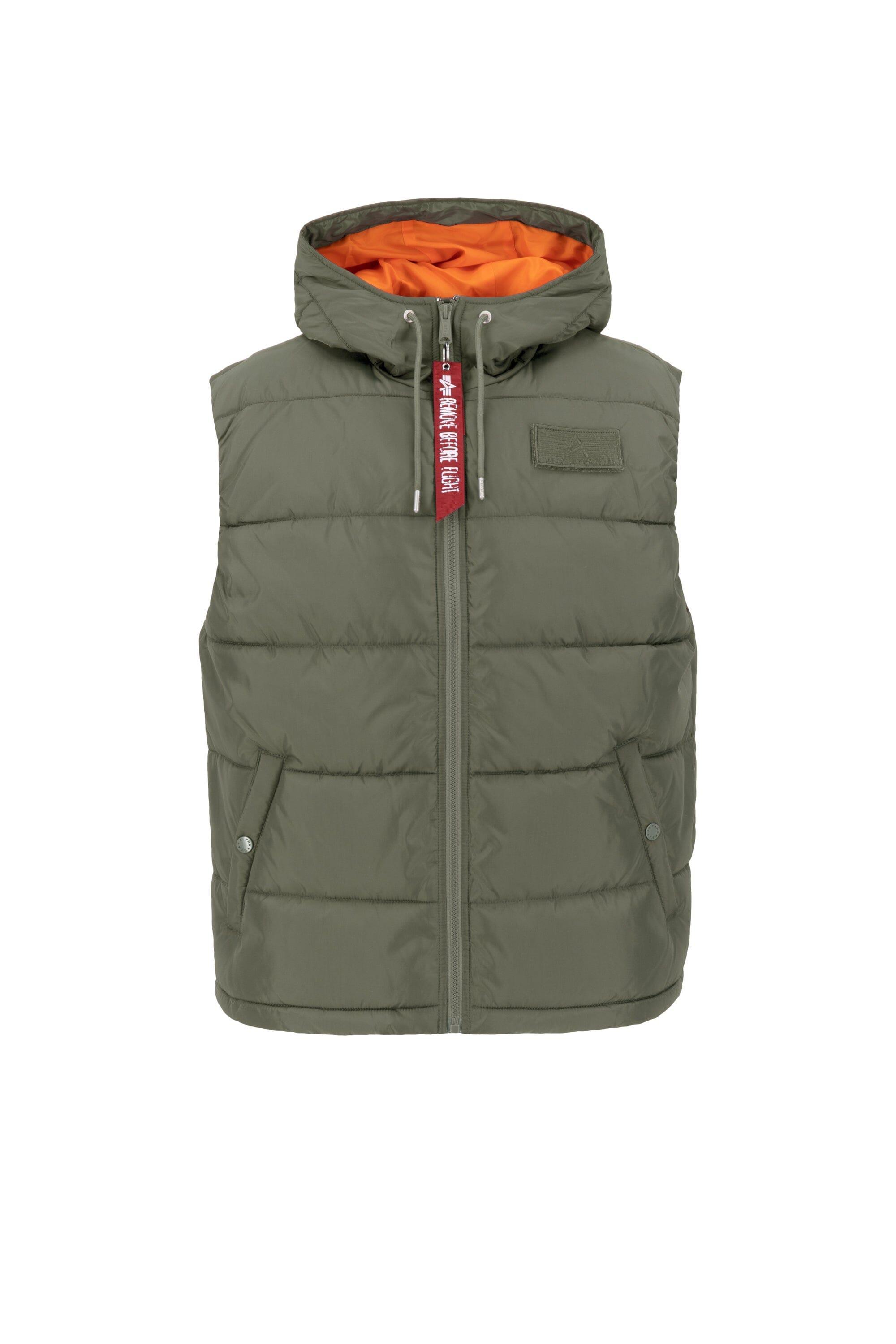 HOODED PUFFER VEST Male Product Image