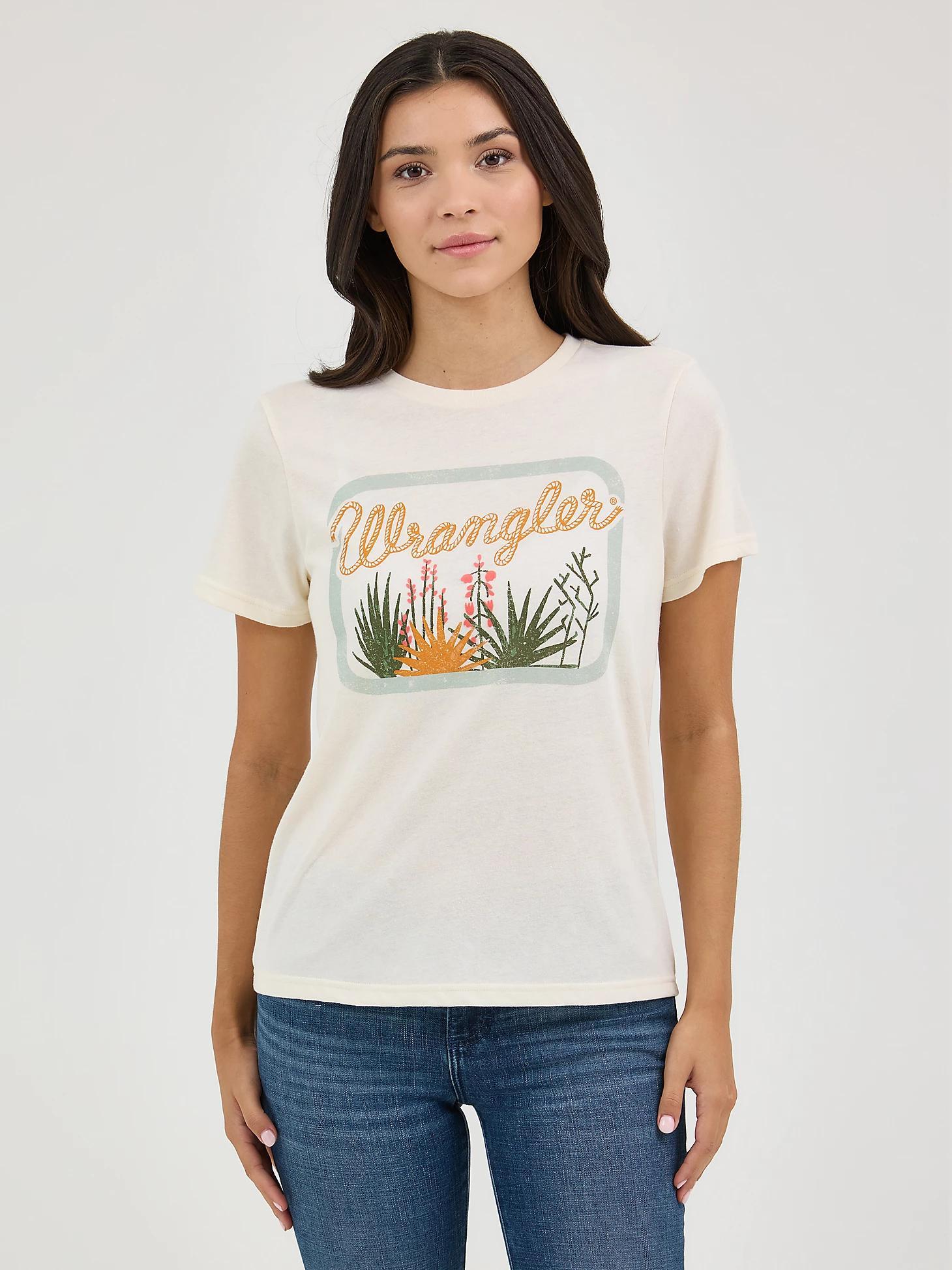 Women's Wrangler Southwestern Graphic Regular Fit Tee in Bruschetta Product Image