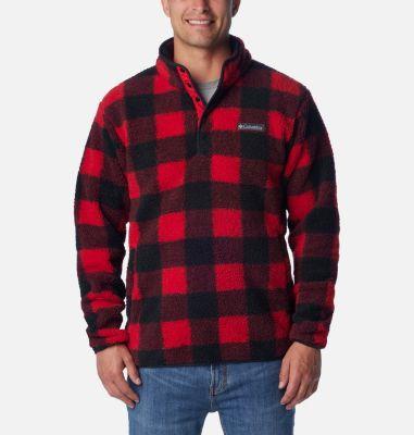 Columbia Rugged Ridge II Sherpa 1/2 Snap (Mountain Check) Men's Clothing Product Image