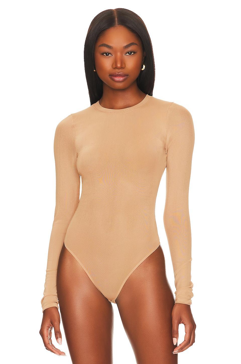 Mesh Crew Bodysuit Good American Product Image