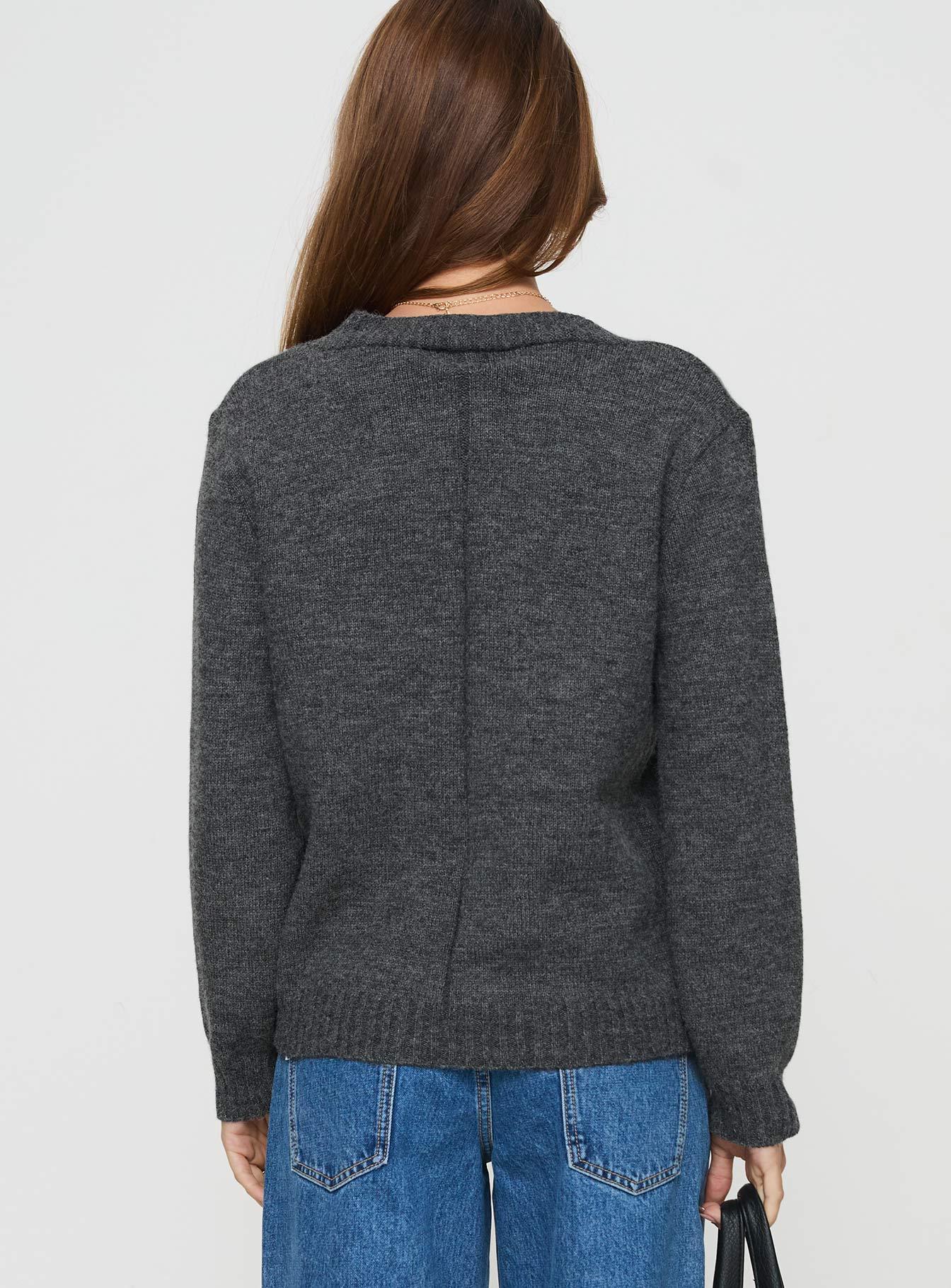 Larkins Cardigan Grey Product Image