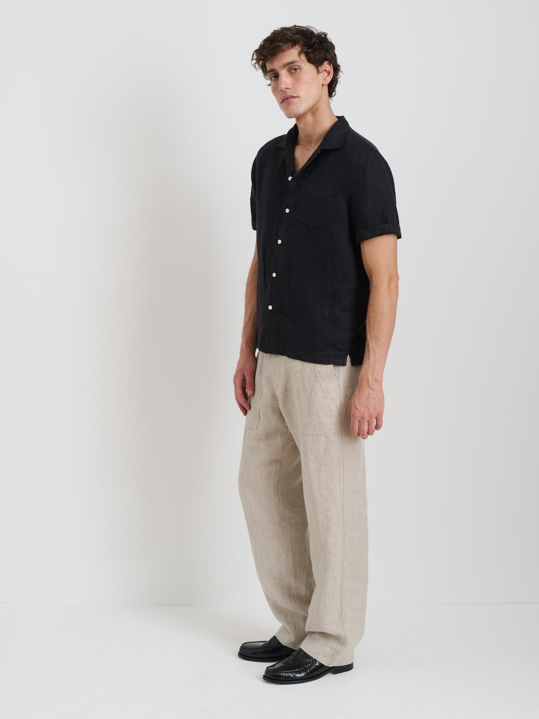 Garment Dyed Pull On Field Short In Linen Product Image