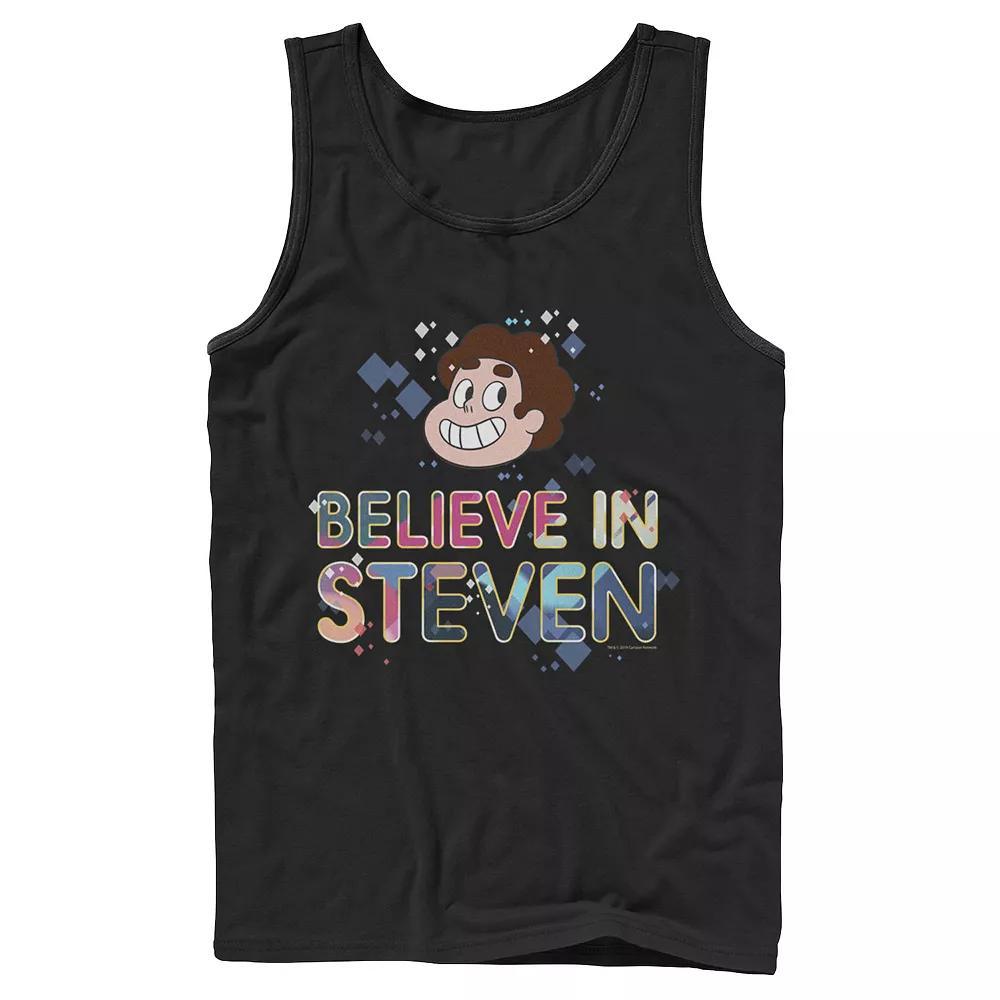 Mens Cartoon Network Steven Universe Believe In Gems Tank Top, Mens Product Image