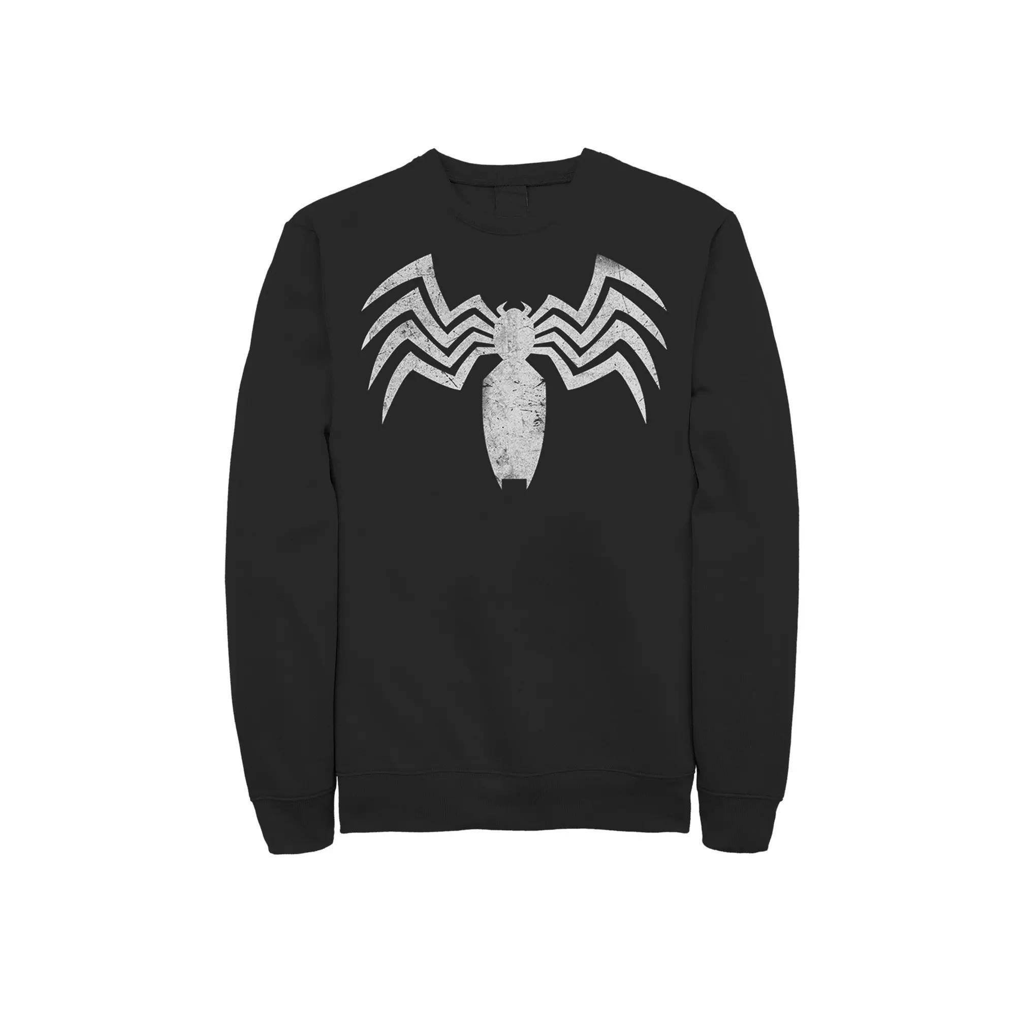 Men's Marvel Distressed Claw Venom Logo Sweatshirt,  Product Image