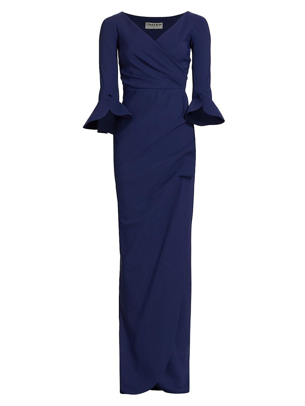 Womens Zalfa Ruched Gown Product Image