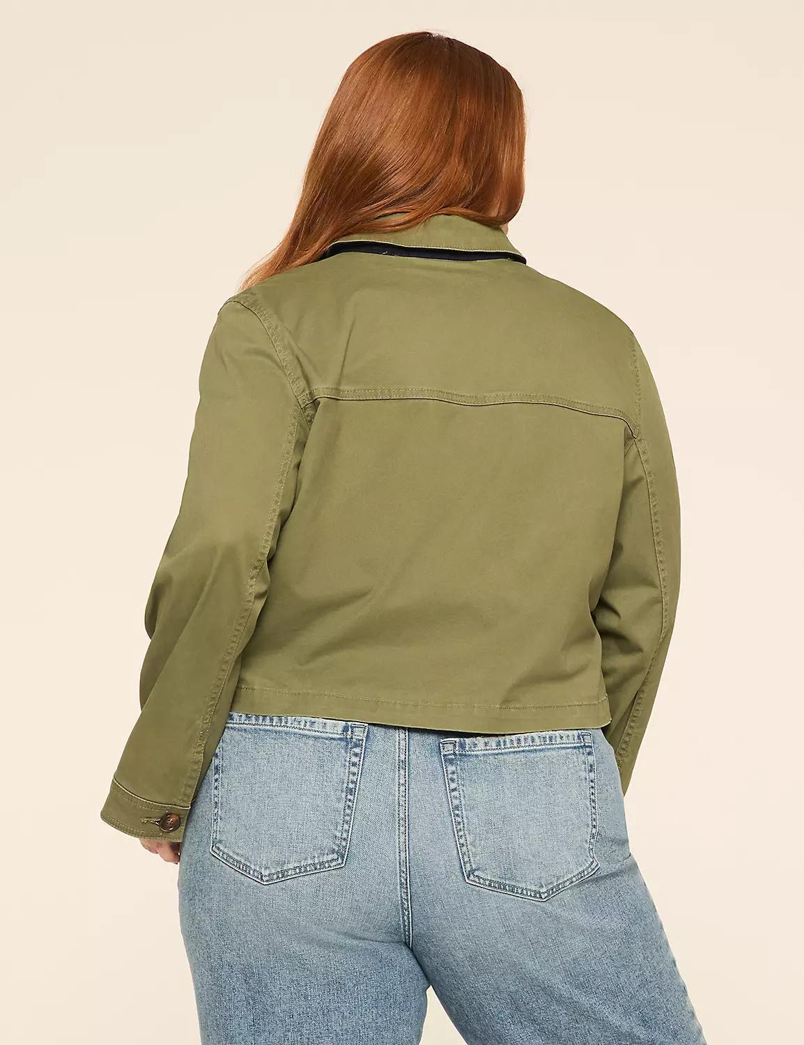 Sanded Twill Short Jacket Product Image