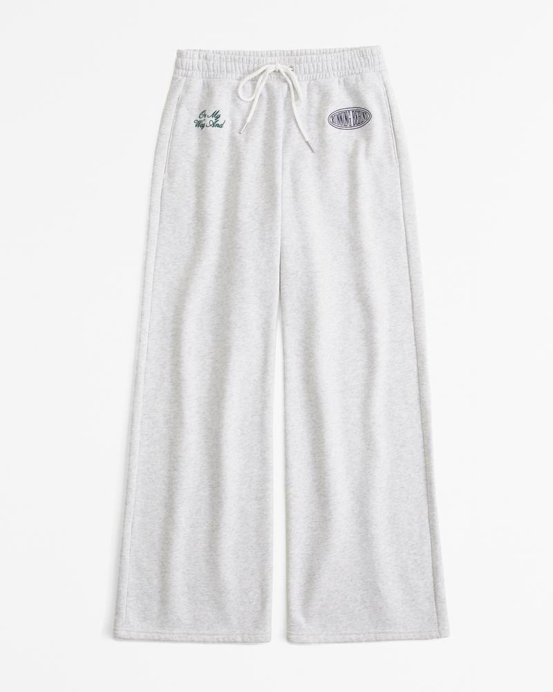 Essential Mid Rise Wide Leg Sweatpant Product Image