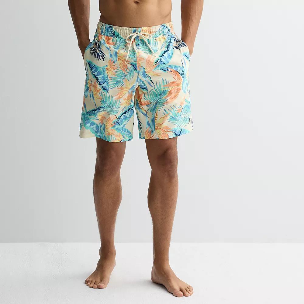 Men's Trinity Coast 9" Swim Trunks, Size: XS 9 IN, Natural Product Image