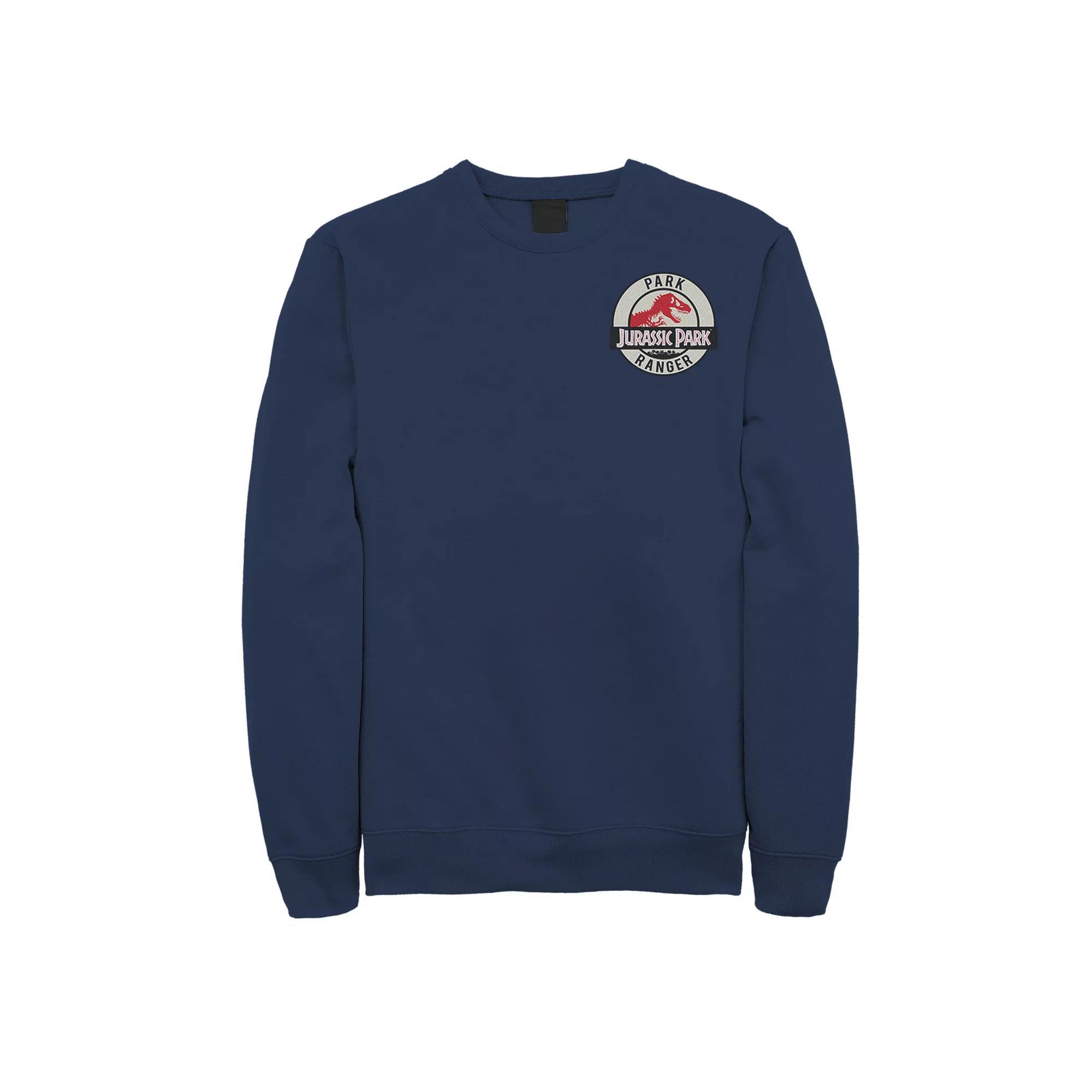 Men's Jurassic Park Spray Painted Stencil Logo Sweatshirt,  Product Image