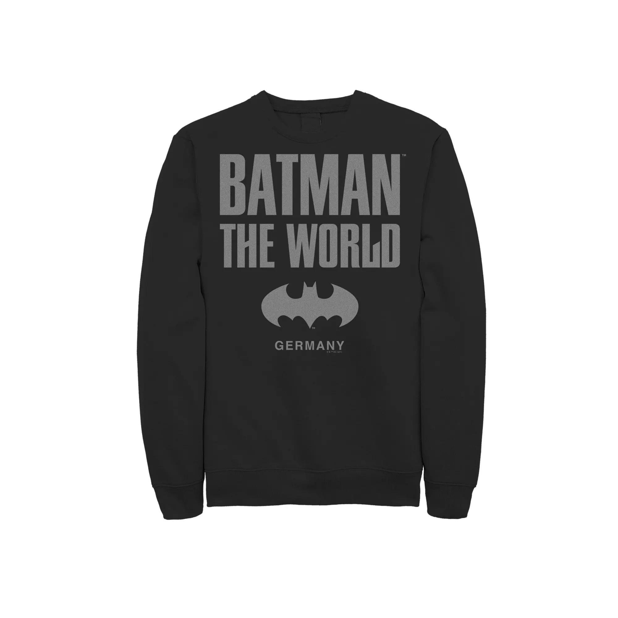 Men's Batman: The World Germany Icon Logo Sweatshirt,  Product Image