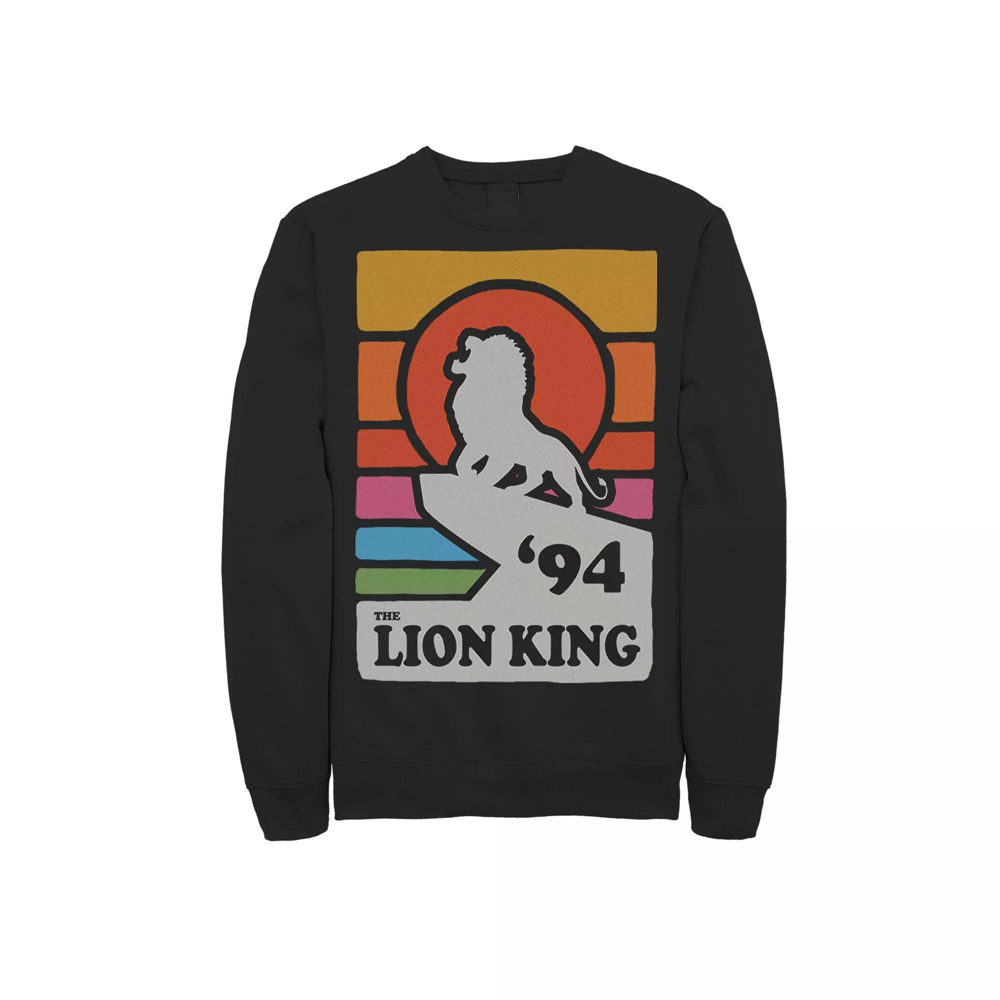 Disney's The Lion King Pride Rock Men's Sweatshirt, Size: XL, Black Product Image