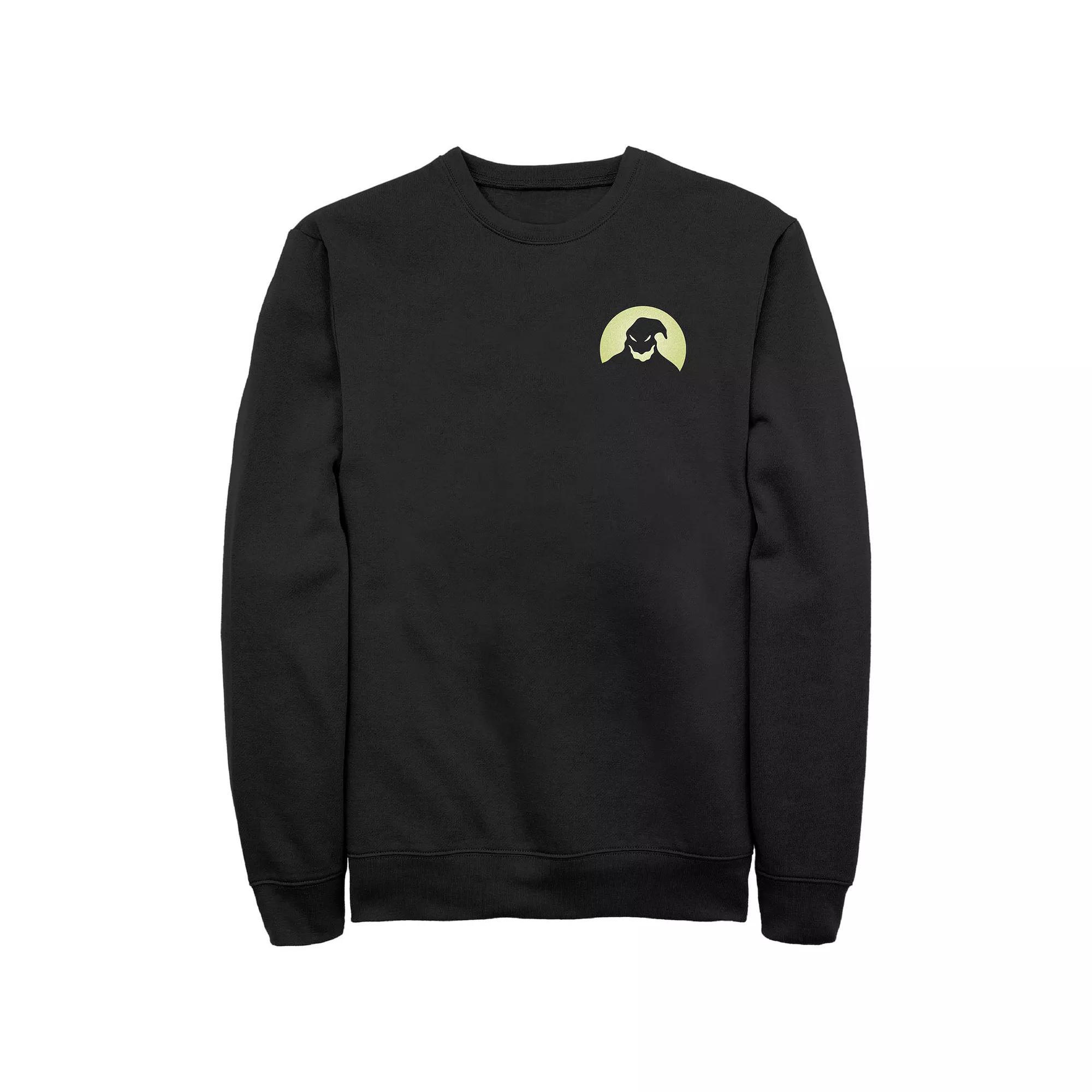 Disney's The Nightmare Before Christmas Oogie Boogie's Silhouette Men's Graphic Fleece,  Product Image