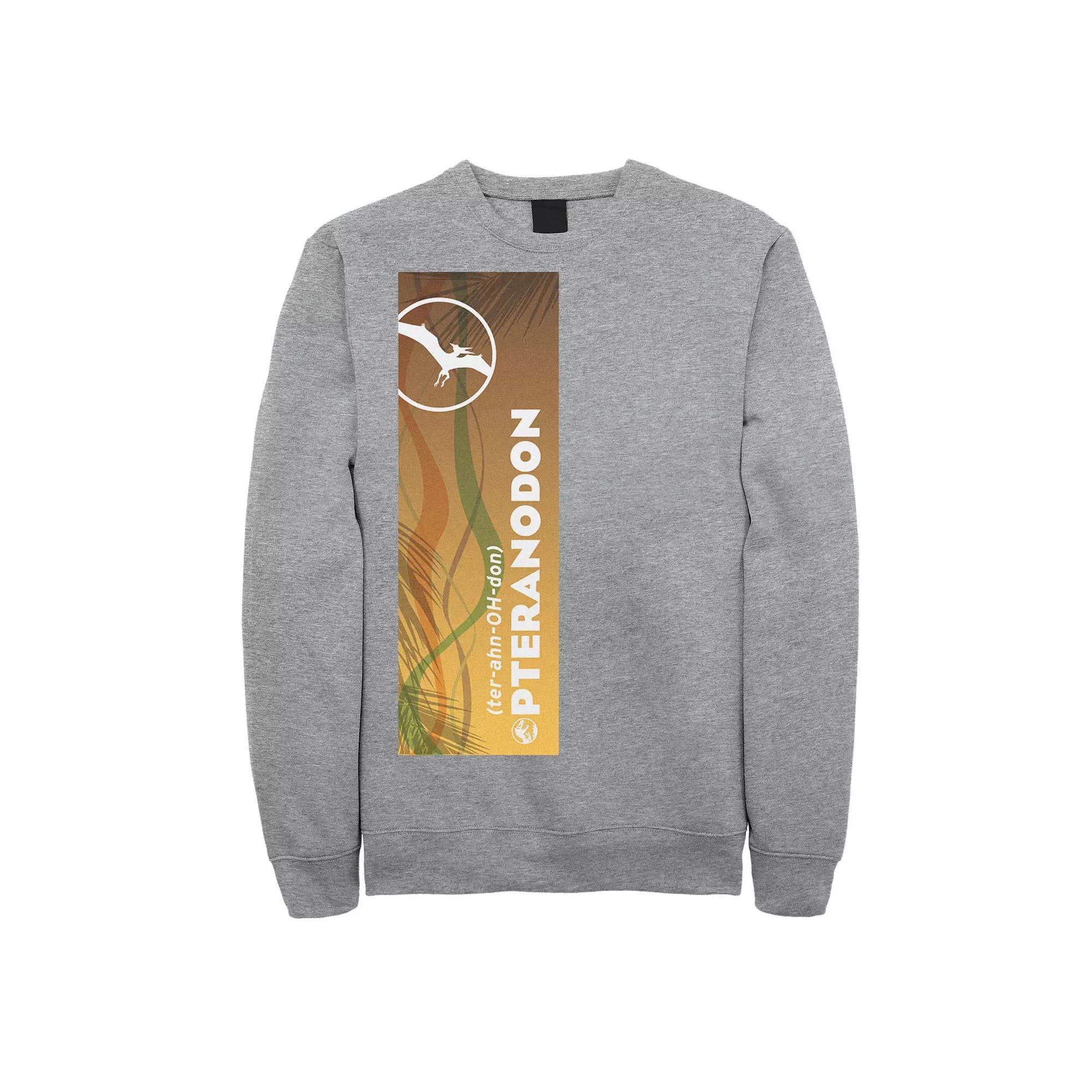 Men's Jurassic World Pteranodon Right Panel Sweatshirt,  Product Image