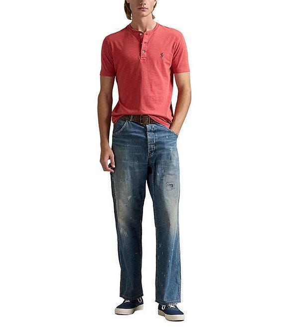 Polo Ralph Lauren Slub Jersey Short Sleeve Henley Shirt Product Image