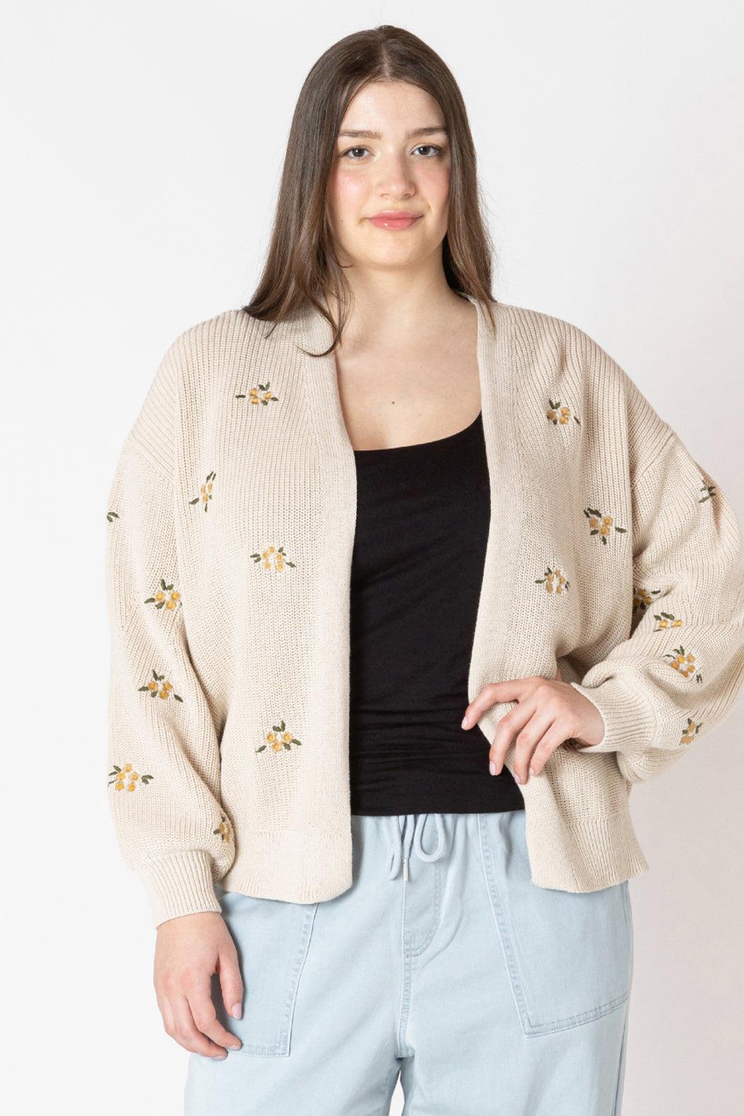 Embroidered Cardigan Product Image