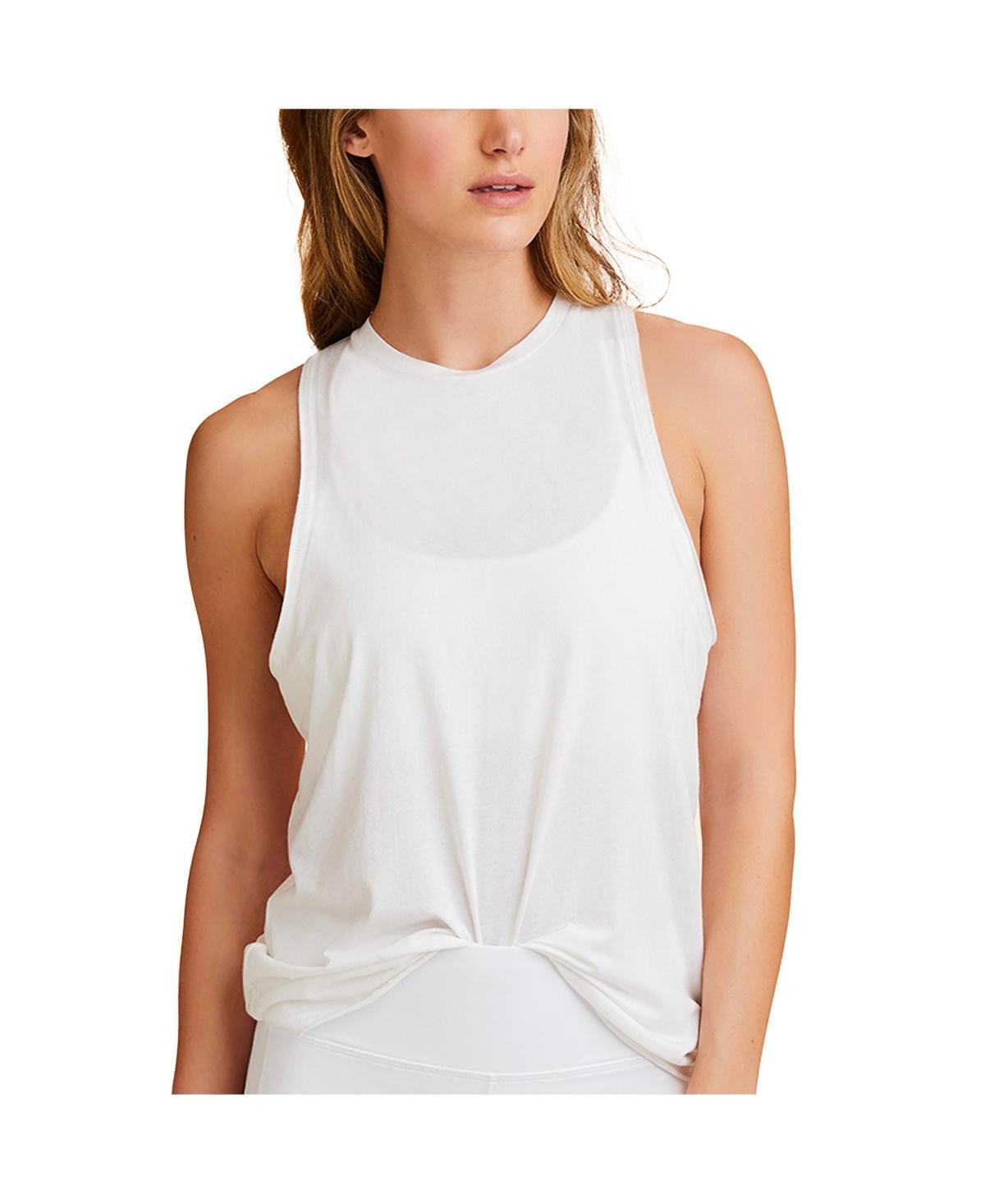 Womens Keyhole Muscle Tee Product Image