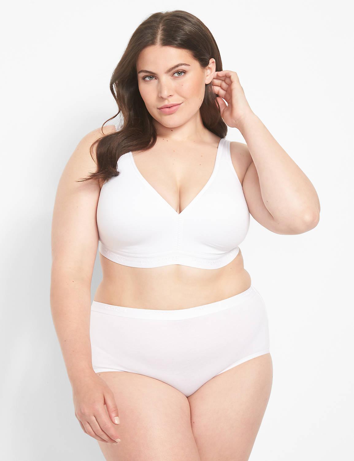 Cotton Lightly Lined No-Wire Bra Product Image