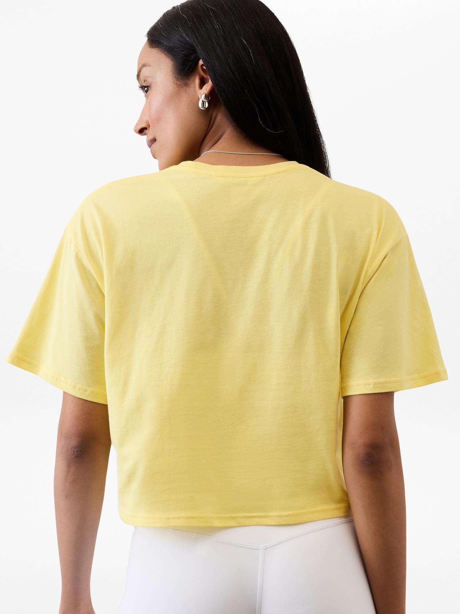 True Cotton Crop Tee Product Image