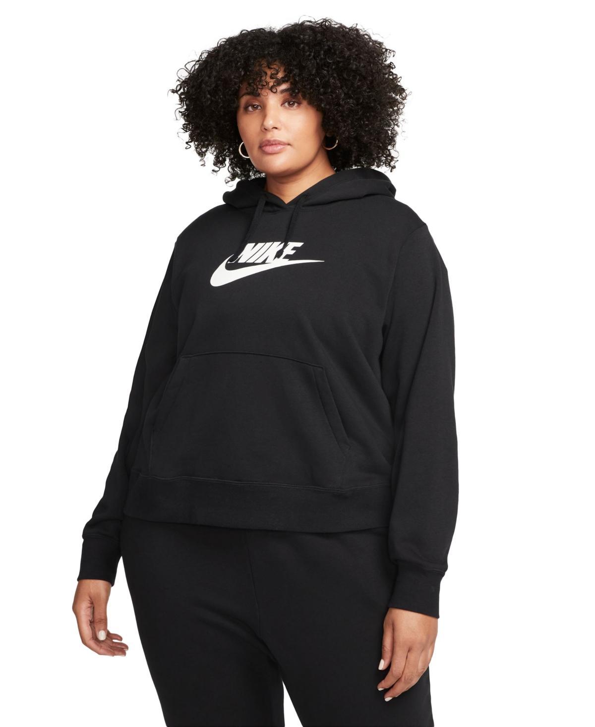 Womens Nike Sportswear Club Fleece Pullover Hoodie (Plus Size) Product Image