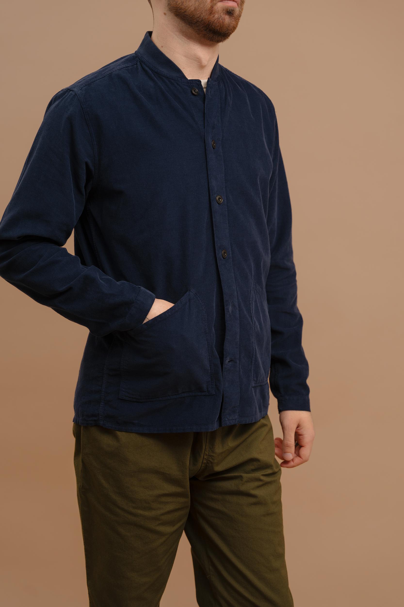 Organic Cord Baseball Overshirt Product Image