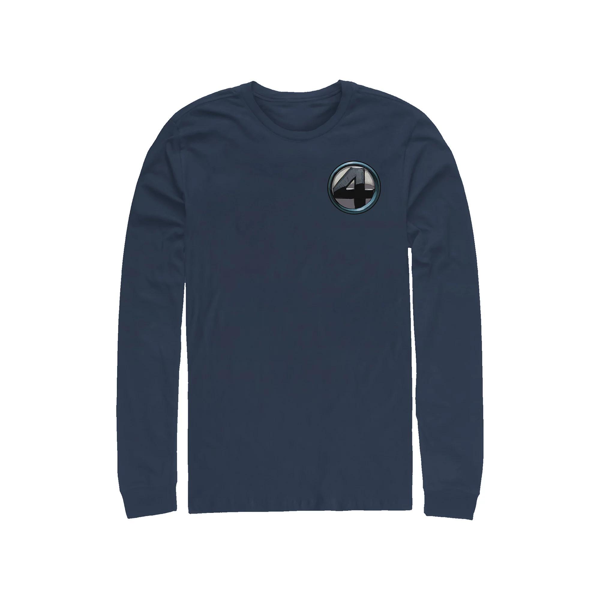 Men's Marvel Fantastic Four Costume Long Sleeve Graphic Tee,  Product Image