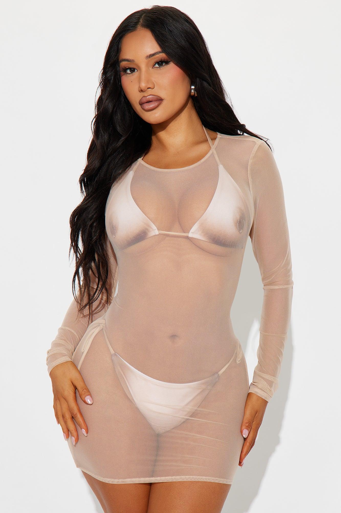 Summer Body 3 Piece Bikini Set - Nude/combo Product Image