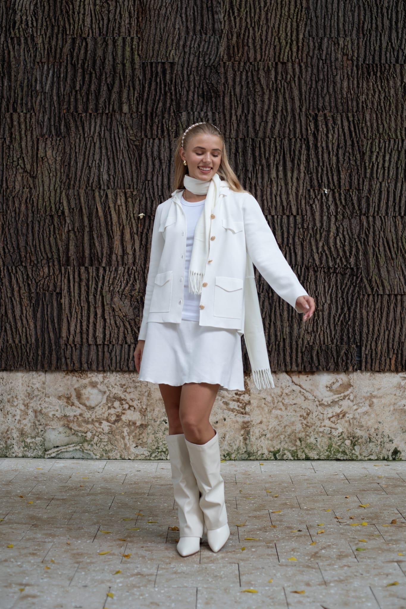 Cream Jacket - Esteem Couture Product Image