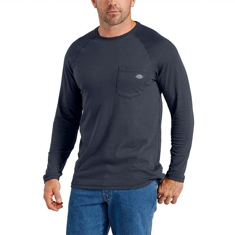 Mens Dickies Temp iQ Performance Cooling Tee Dark Navy Grey Product Image