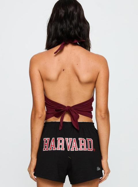 Harvard Tailgate Halter Top Red Product Image