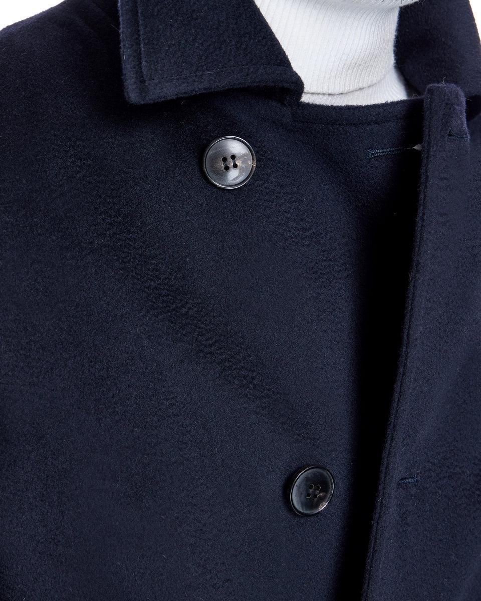 Men's Wool Quilted Lined Peacoat Product Image